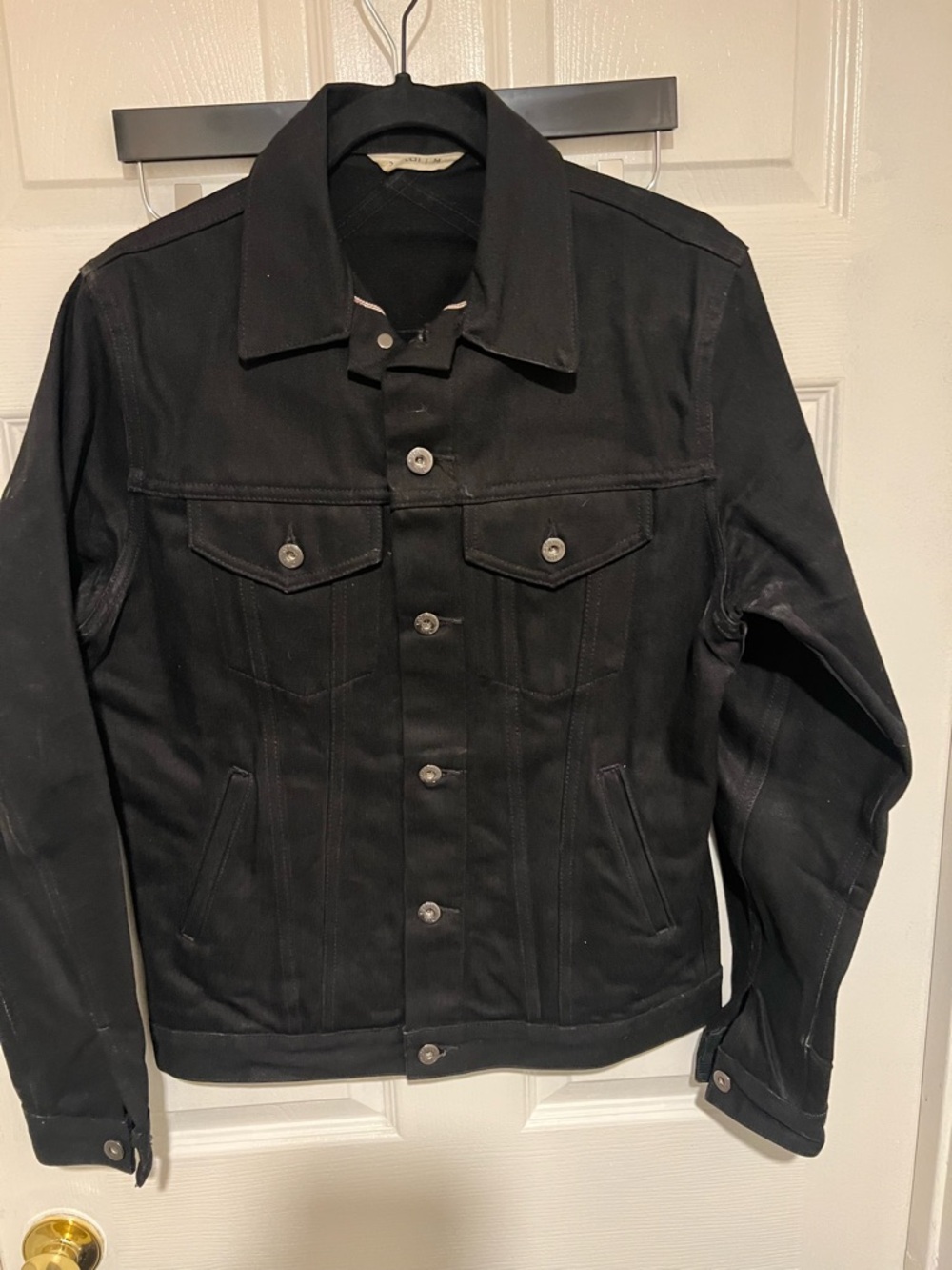 3 Sixteen Type 3 jacket Black Men's Denim Jacket -